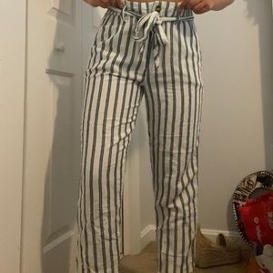 AE blue and white stripped dress pants!